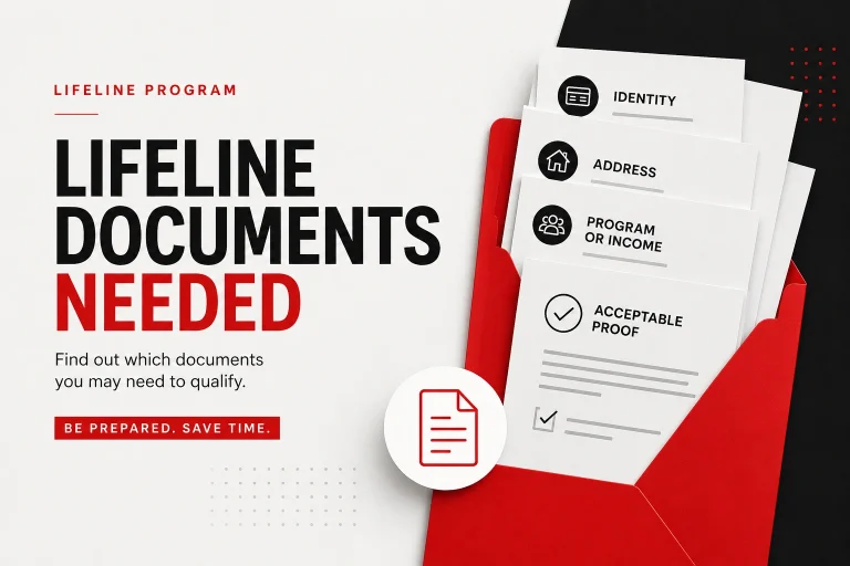 LIFELINE DOCUMENTS NEEDED